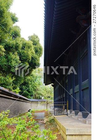 東京觀光景點·Yushima大教堂和築地柵欄的外牆·垂直位置 東京觀光景點·Yushima大教堂和築地柵欄的外牆·垂直位置 27270646