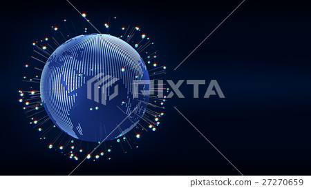 modern earth concept, Technological digital globe modern earth concept, Technological digital globe 27270659