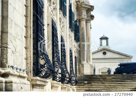 Close up view of Auberge de Castille, Malta Close up view of Auberge de Castille, Malta 27270940
