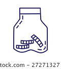 Jar line icon 27271327