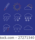 Weather icon set 27271340
