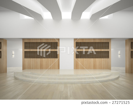 Interior of modern concert hall 3D rendering Interior of modern concert hall 3D rendering 27271525