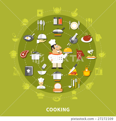 Cooking Icons Circle Collection - Stock Illustration [27272109] - PIXTA