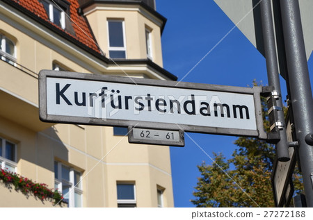 Kurfurstendamm. Road sign Kurfurstendamm. Road sign 27272188