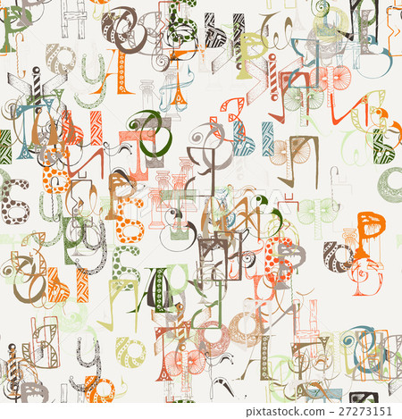 Seamless grunge doodle background Seamless grunge doodle background 27273151