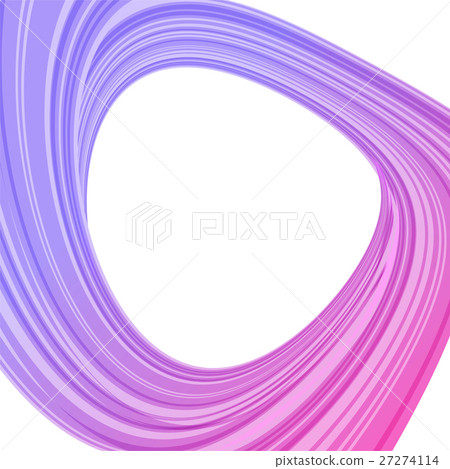 Purple abstraction of swirling lines on white 27274114