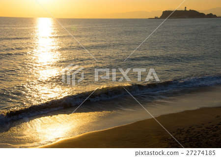 Shonan Winter Shichiri是海灘晚上風景江之島 27274185