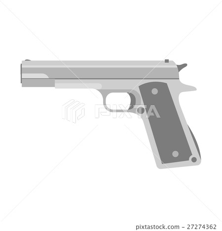 Vector handgun icon.-插圖素材 [27274362] - PIXTA圖庫