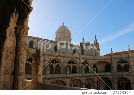 World heritage estate Jeronimos Monastery bounded by Vasco da Gama in Portugal · Lisbon and Henrique Voyageur Prince 25 World heritage estate Jeronimos Monastery bounded by Vasco da Gama in Portugal · Lisbon and Henrique Voyageur Prince 25 27274804