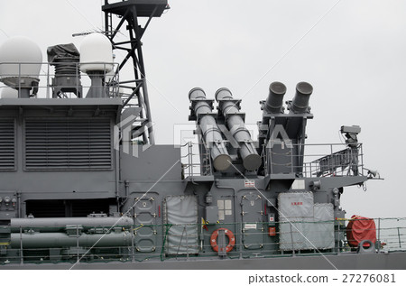 Maritime Self Defense Force destroyer "Chikuma" missile 27276081