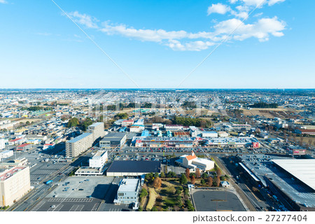 View from the Observatory of the Ibaraki Prefecture Government Building (East side) Winter 27277404