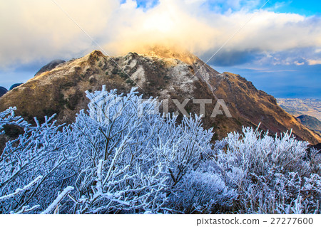 Myoken-dake，Unzen Fugendake，Heisei New Mountain view的霧冰 27277600