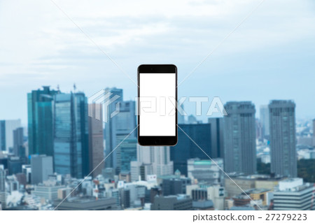 智能手機手機智能手機都市風景東京房地產圖像 智能手機手機智能手機都市風景東京房地產圖像 27279223