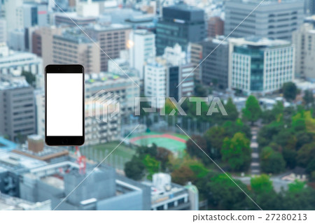 智能手機手機智能手機都市風景東京房地產圖像 智能手機手機智能手機都市風景東京房地產圖像 27280213