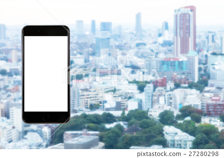 Smartphone Mobile phone Smartphone Urban landscape Tokyo real estate image Smartphone Mobile phone Smartphone Urban landscape Tokyo real estate image 27280298