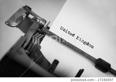 Old typewriter - United Kingdom Old typewriter - United Kingdom 27280897