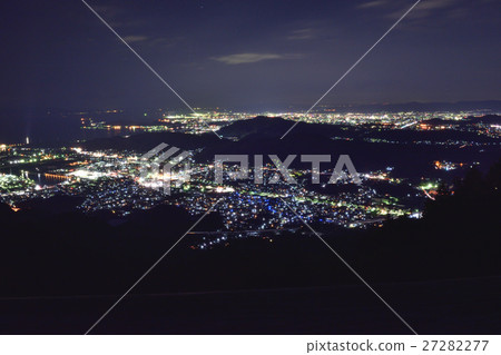 [和歌山縣]海南市和歌山市沿海夜景 27282277