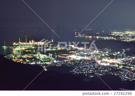 [和歌山縣]海南市和歌山市沿海夜景 27282298