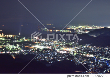 [和歌山縣]海南市和歌山市沿海夜景 27282299