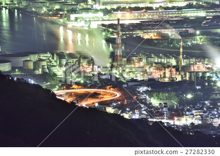 [和歌山縣]海南市和歌山市沿海夜景 27282330