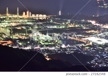 [Wakayama Prefecture] Wakayama City, Hainan City Coastal night view 27282348