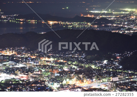 [和歌山縣]海南市和歌山市沿海夜景 27282355