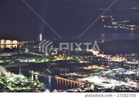 [和歌山縣]海南市和歌山市沿海夜景 27282358