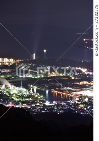[Wakayama Prefecture] Wakayama City, Hainan City Coastal night view 27282378