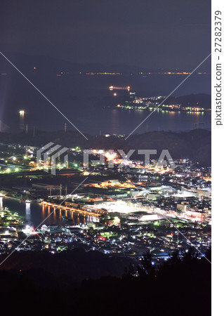 [Wakayama Prefecture] Wakayama City, Hainan City Coastal night view 27282379