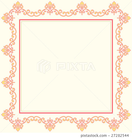Floral Vector Greeting Card 27282544