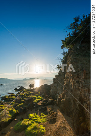 Morning view of Ushida-cho, Setouchi city 27284534