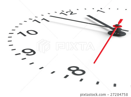Clock face on white background Clock face on white background 27284758