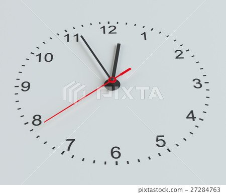 Clock face. Perspective view Clock face. Perspective view 27284763