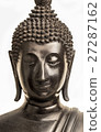 Buddha face on white background 27287162