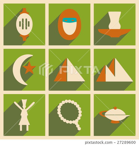 Flat with shadow concept and mobile application 27289600