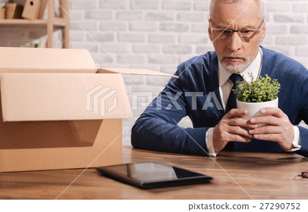 Emotionally crashed man thinking about his 27290752