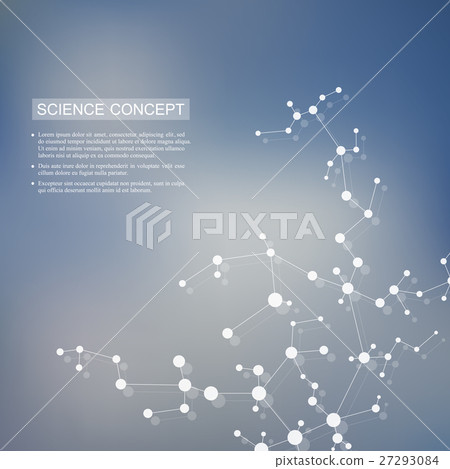 Structure molecule of DNA and neurons. Structural Structure molecule of DNA and neurons. Structural 27293084