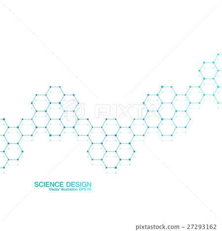 Structure molecule of DNA and neurons. Structural 27293162
