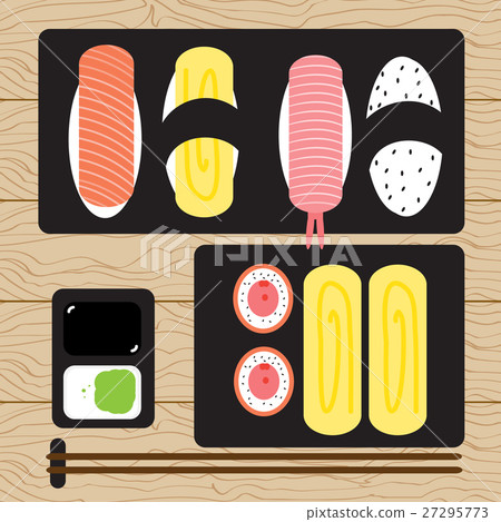 Sushi Japanese Food vector design. 27295773