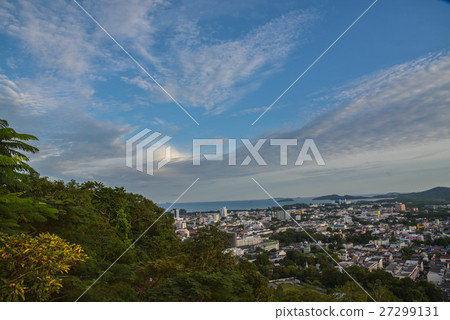 sky with clouds and sun sky with clouds and sun 27299131