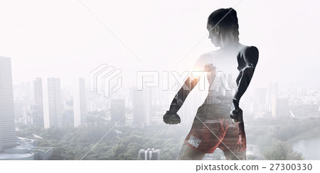 She is fighting for success She is fighting for success 27300330