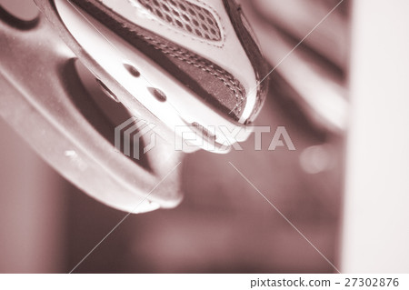 Ice skates in skate store 27302876