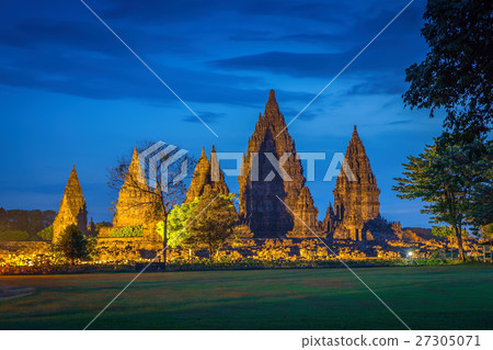 Hindu temple Prambanan. Indonesia, Java,Yogyakarta Hindu temple Prambanan. Indonesia, Java,Yogyakarta 27305071