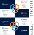 business card construction industry dark 27305265