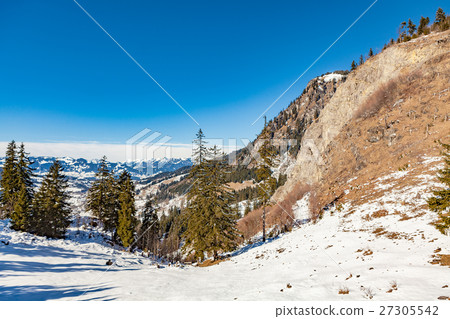 oberjoch pass in winter oberjoch pass in winter 27305542