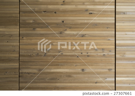 Wood grain exterior wall exterior material background wallpaper material 27307661