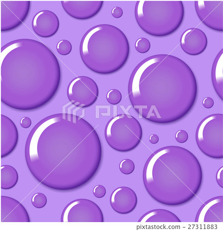 Purple round bubble seamless pattern 27311883