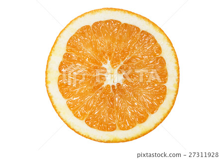 orange slice isolated on white background orange slice isolated on white background 27311928