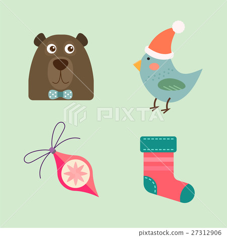 Christmas icons vector illustration. Christmas icons vector illustration. 27312906