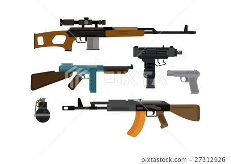 Weapons vector collection. 27312926